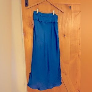 Free People satin midi